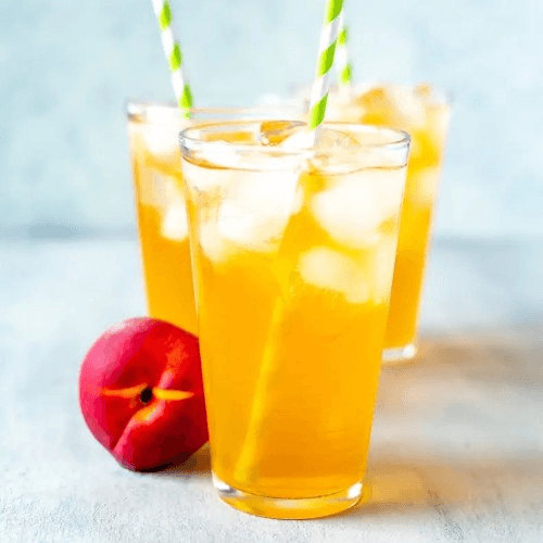 Peach Iced Fruit Green Tea.