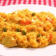 Arroz con Pollo 1/2 Tray.