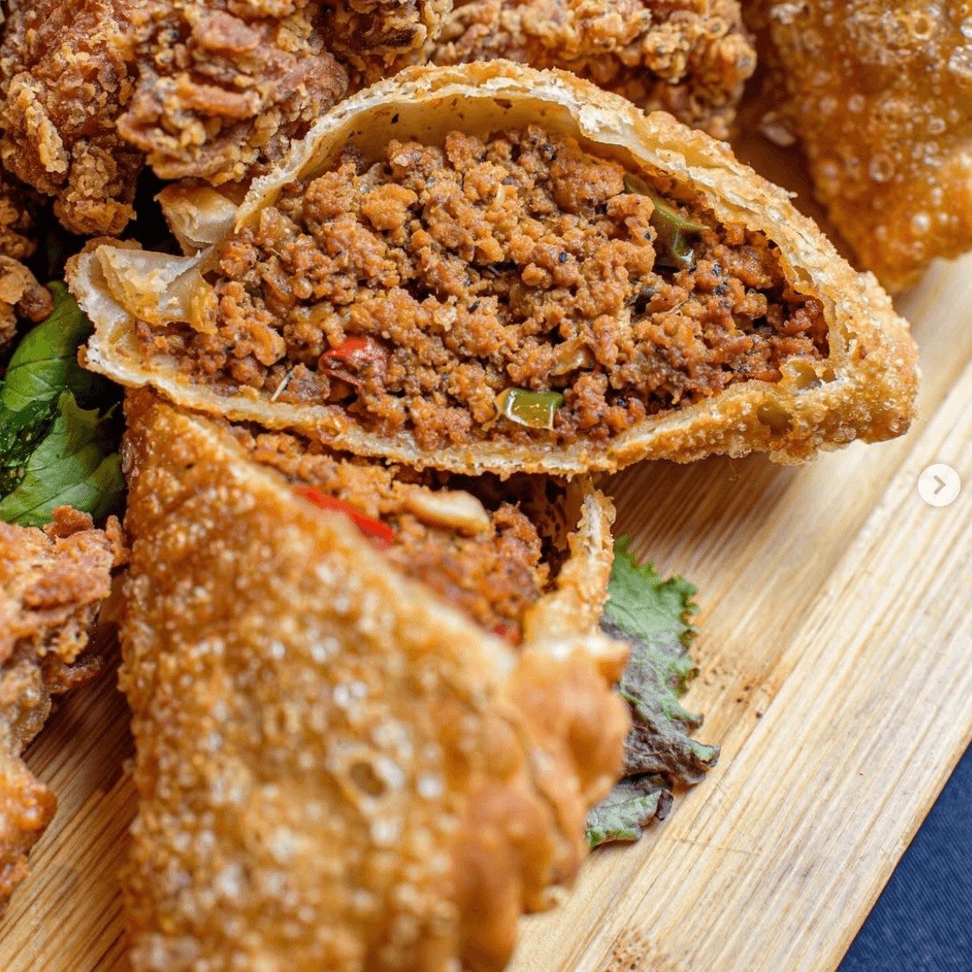 Empanadas (2) with Fries.