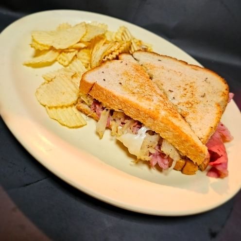 The Reuben sandwich.