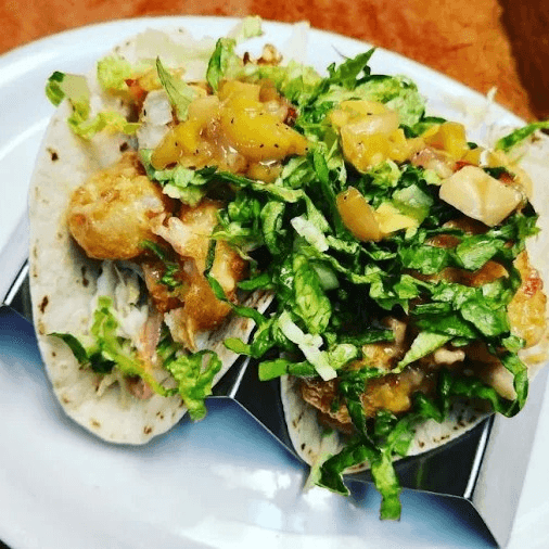 Bang Bang Shrimp Tacos.