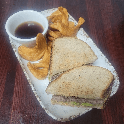 Pulled Pork Sandwich.