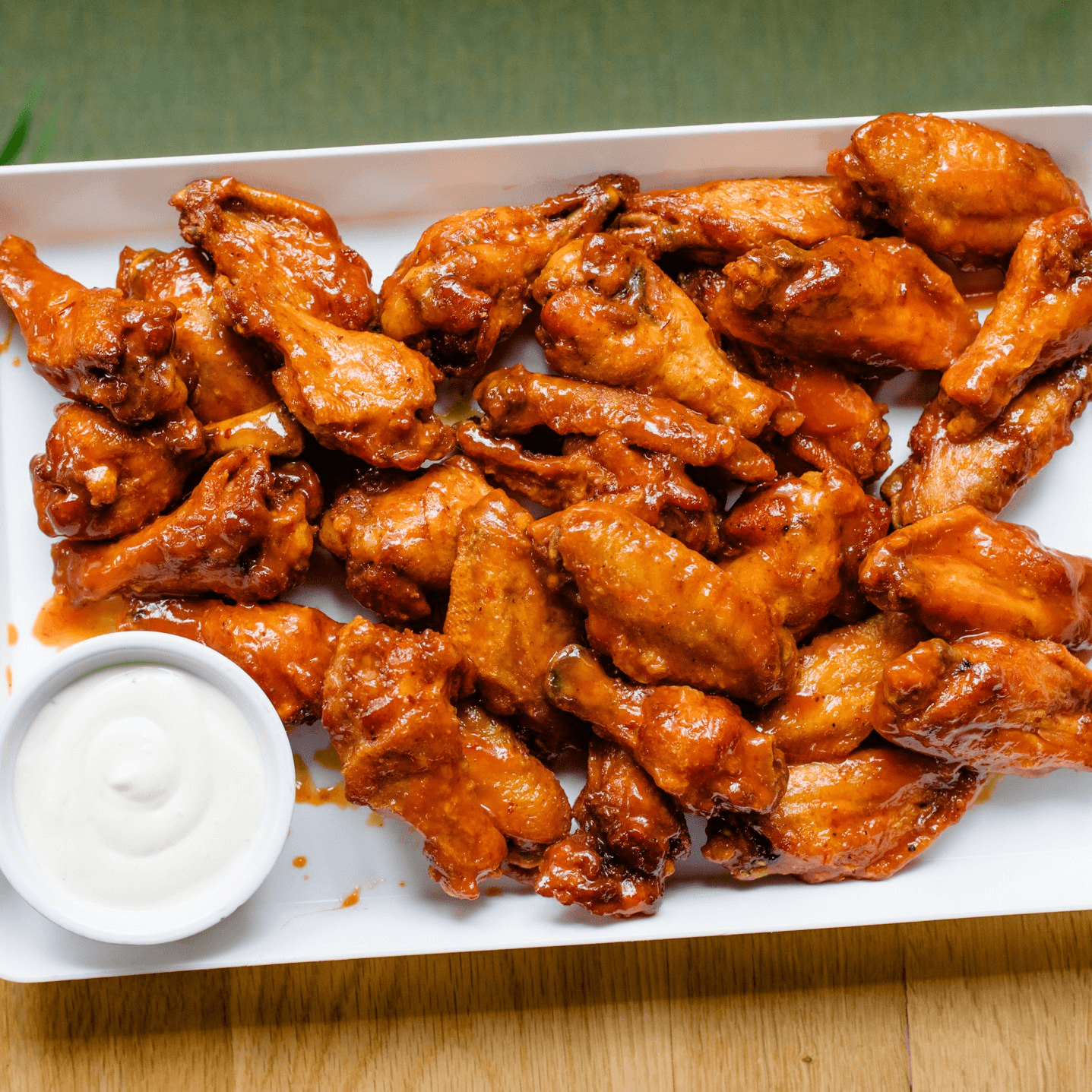 CATERING Buffalo wings.