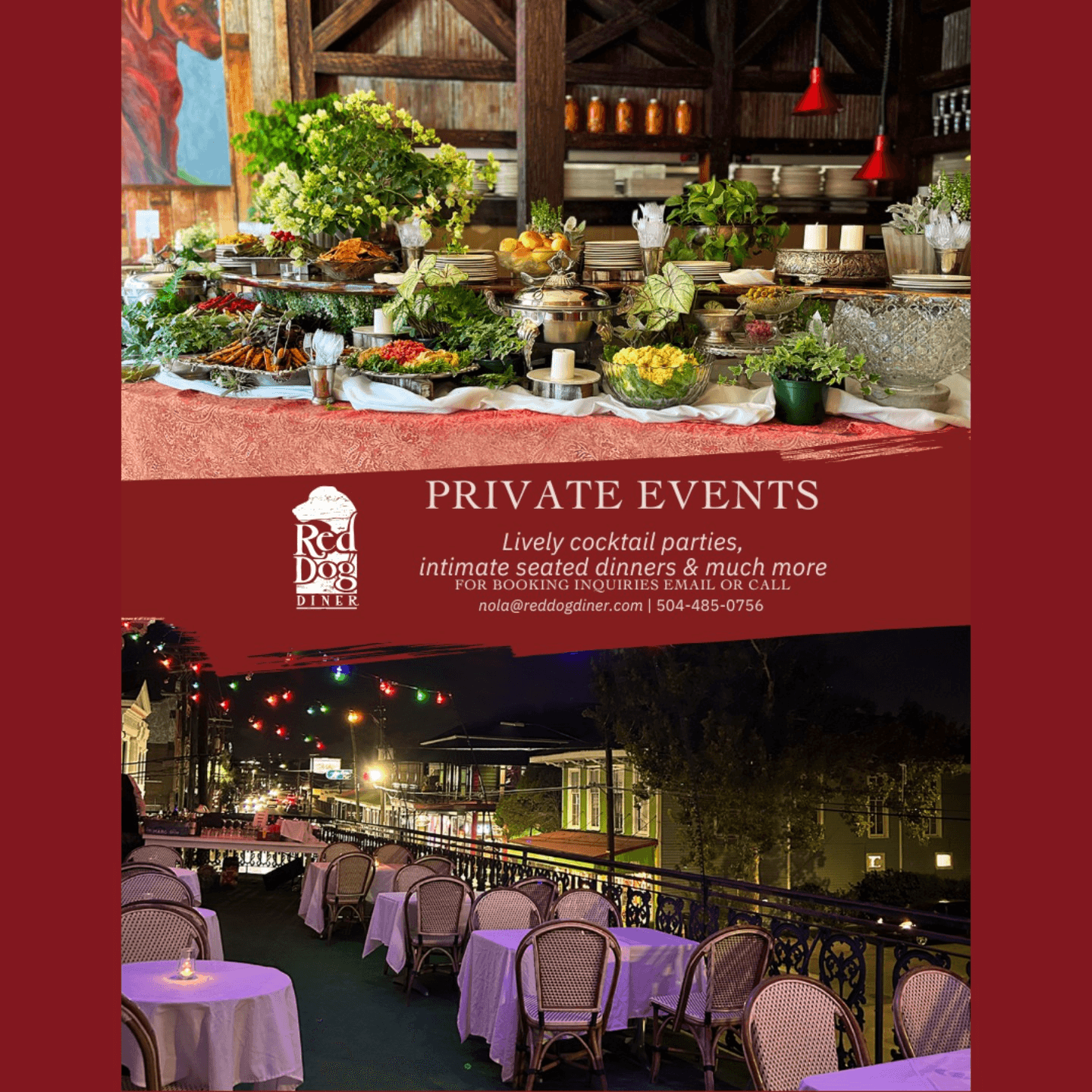 Private Dining at The Red Dog Diner