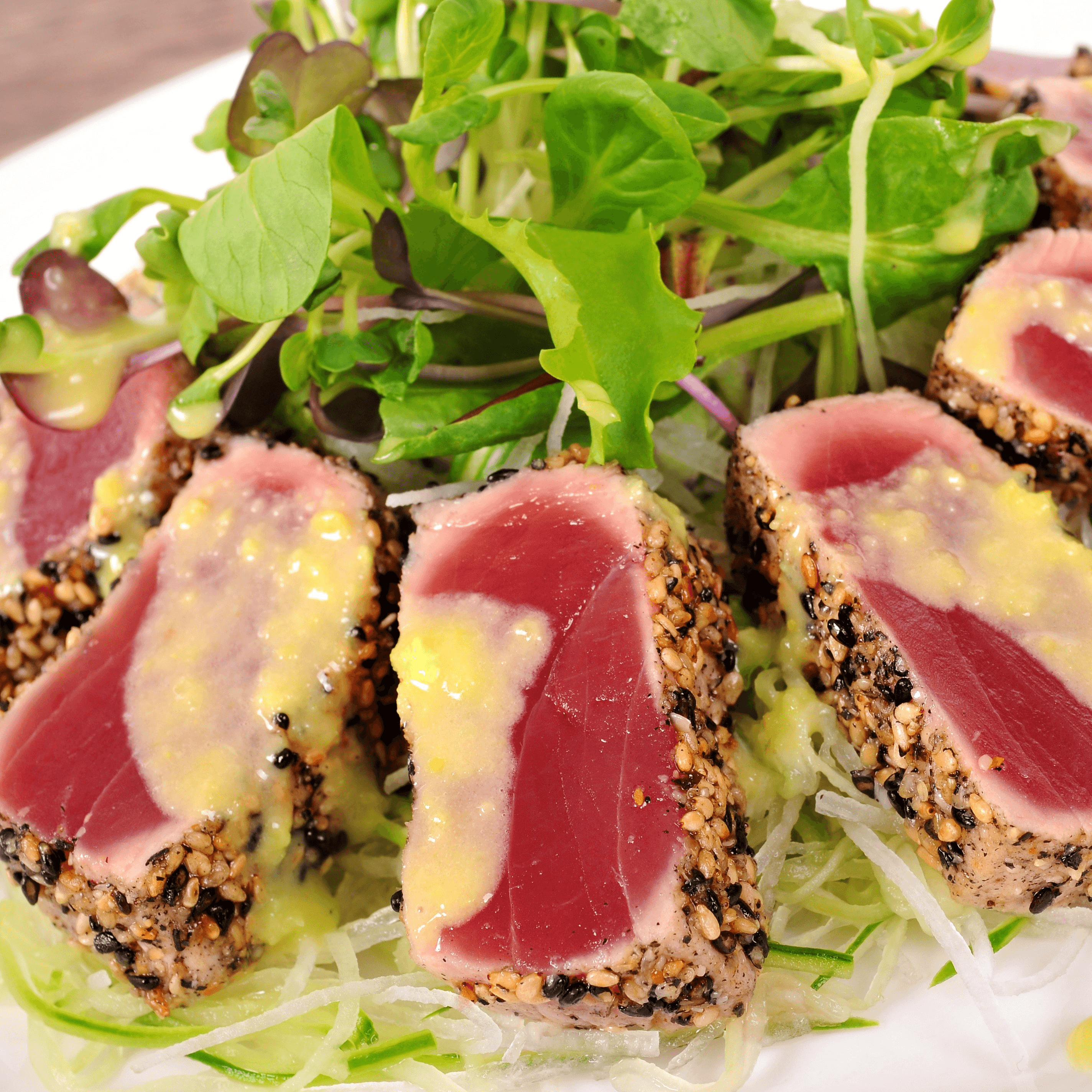 Seared Ahi Tuna Salad.