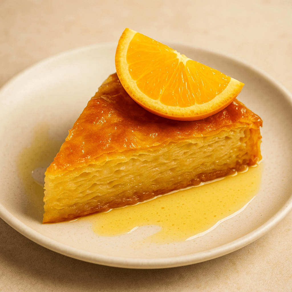 Orange Phyllo Cake.