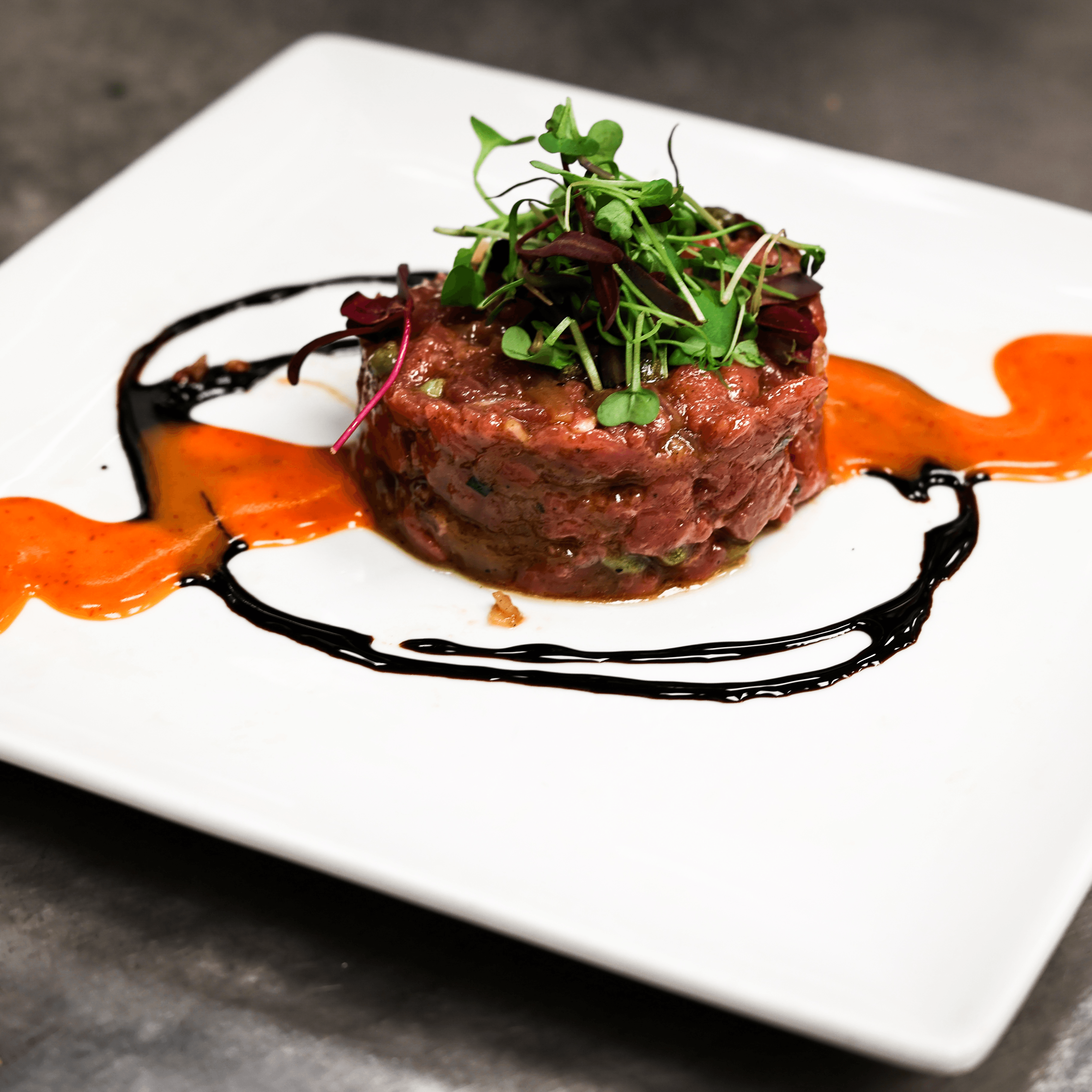 Bison Tartare.