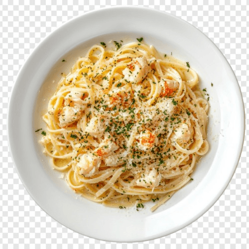 Seafood Alfredo.