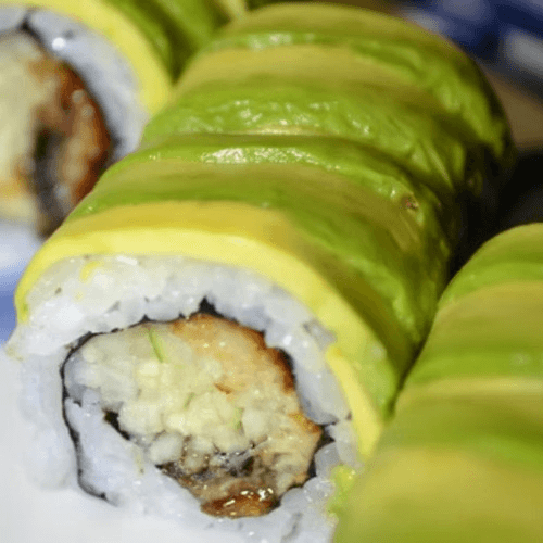 C12. Dragon Roll (8 Pieces).