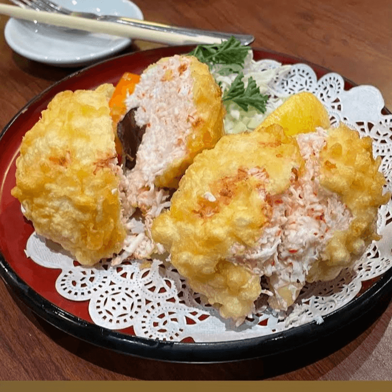 Stuffed Crab Mushroom.