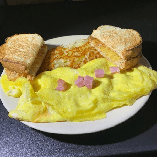 Ham & Cheese Omelet.