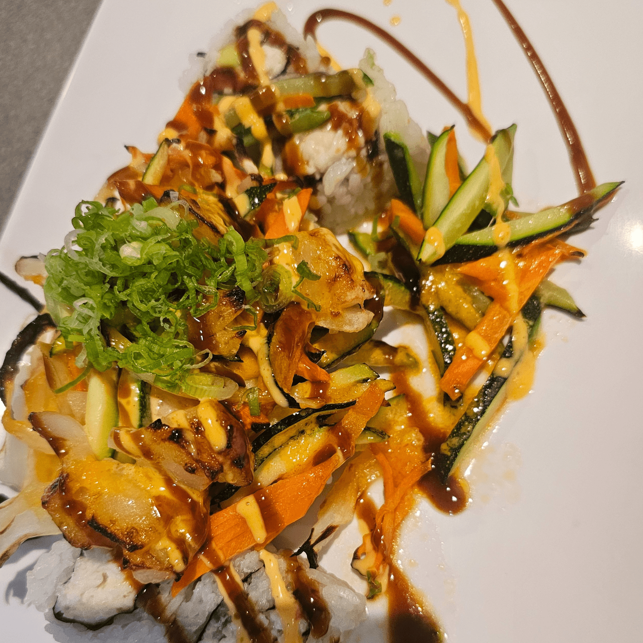 Shrimp Volcano Roll (Baked).