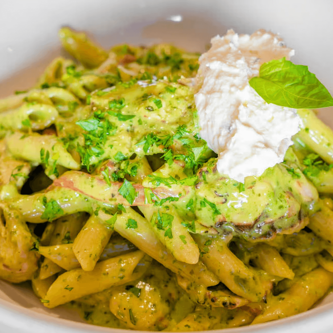 Pesto Penne Pasta.