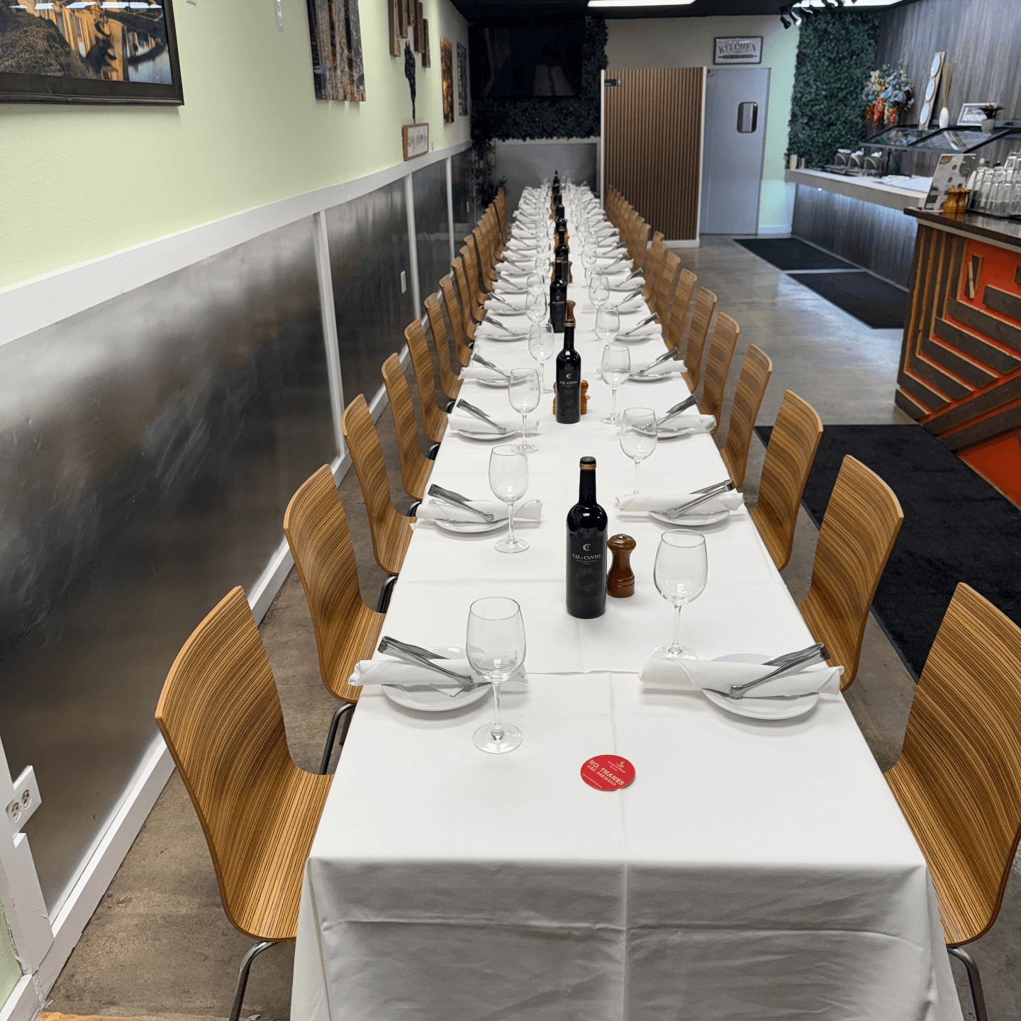 Large parties Reservations