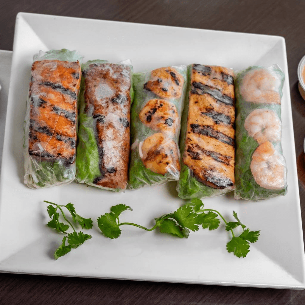 A3. Grilled Spring Roll (2 pieces).