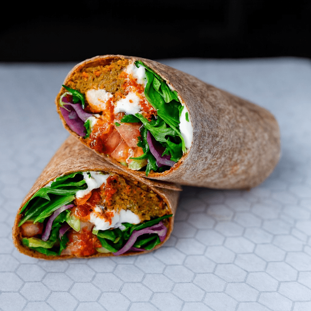 Falafel wrap.
