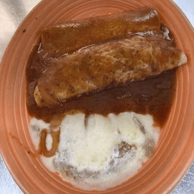 24. One Beef Burrito, One Beef Enchilada & One Chile Relleno.