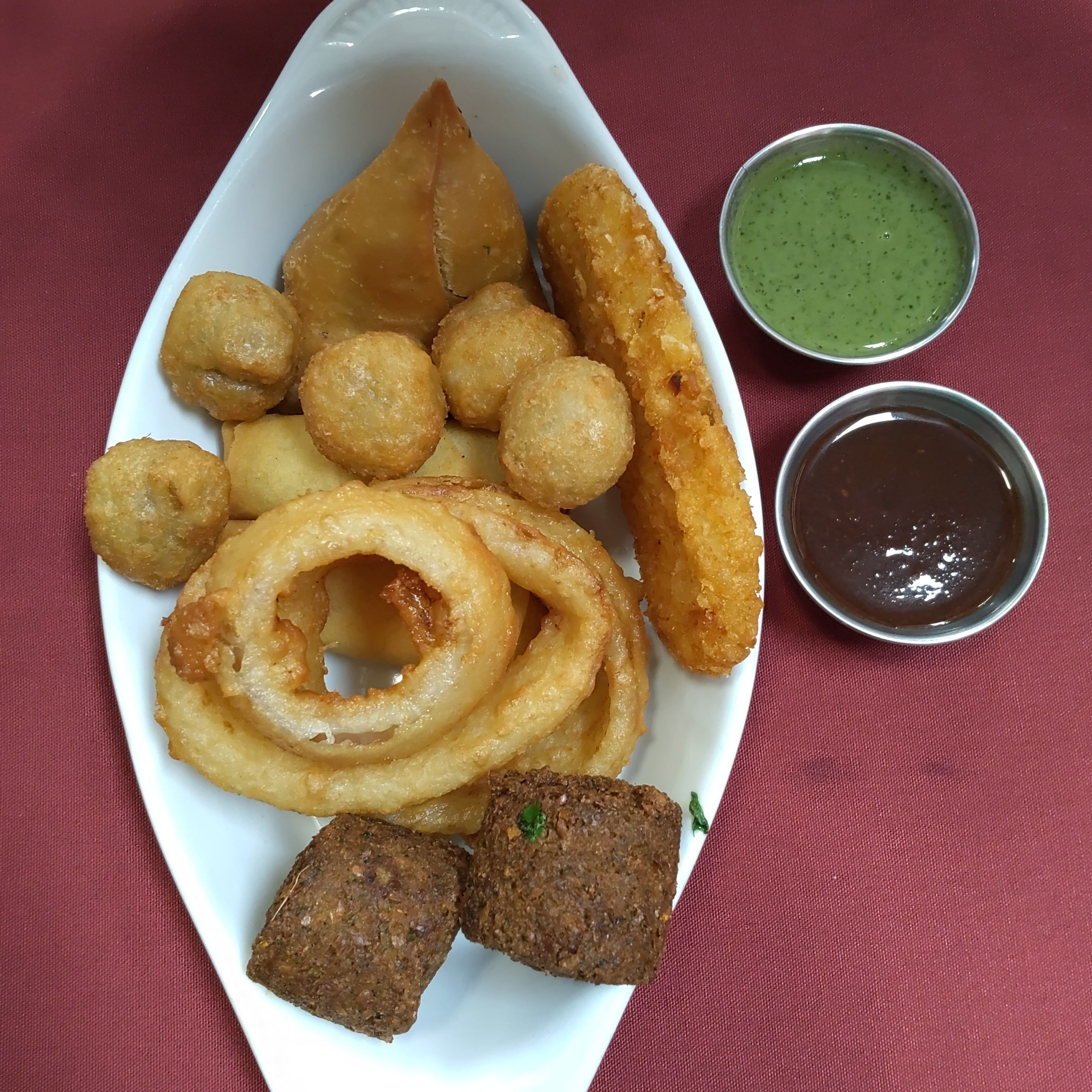 Veg Appetizer Platter.