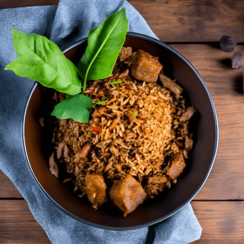 Indonesian Fried Rice (Nasi Goreng).