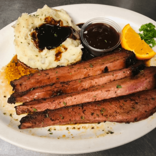 Smoked Beef Brisket Dinner.