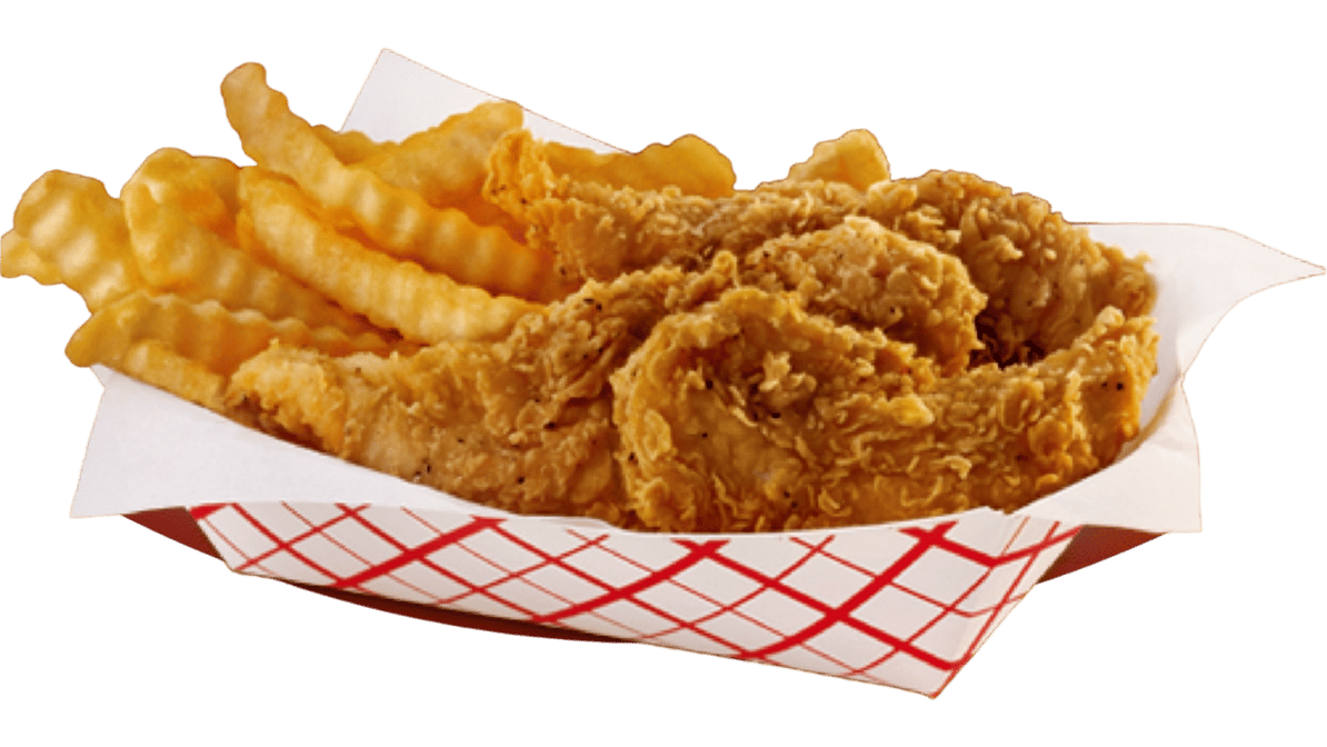 Chicken N Chips Basket.