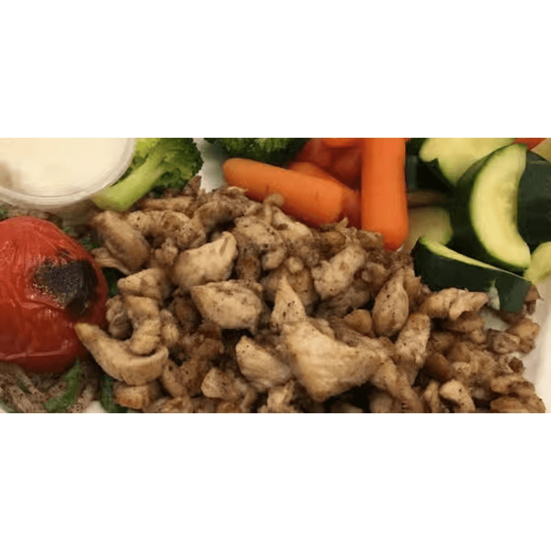 Chicken shawarma wrap.