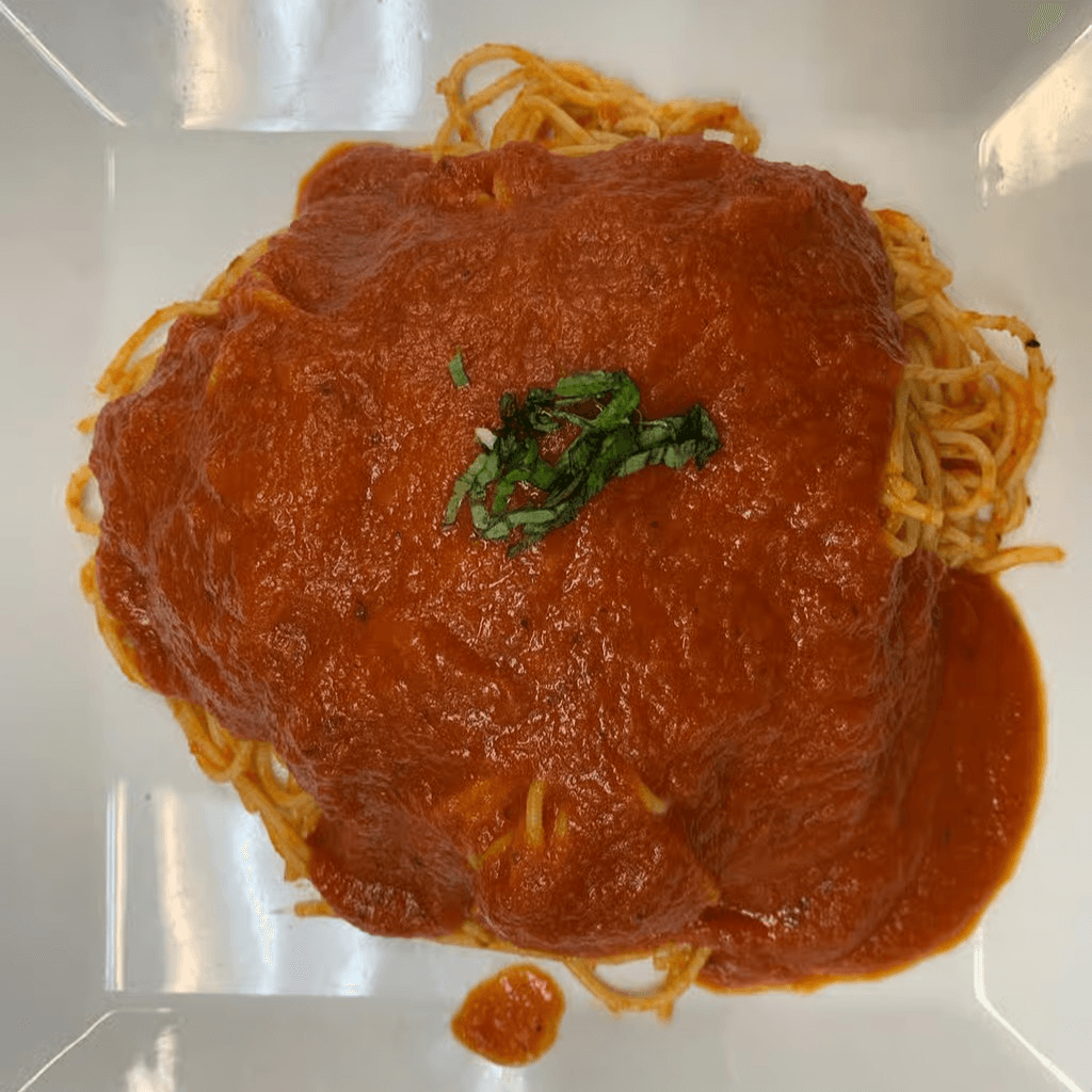 Spaghetti with Tomato Sauce.