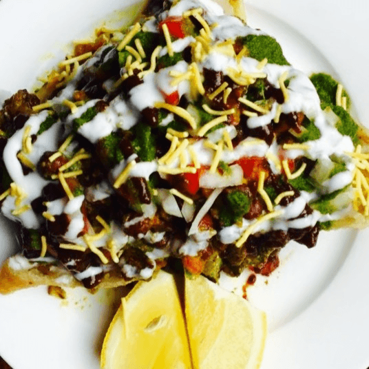 Samosa Chaat.