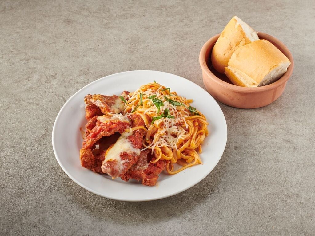 Chicken Parmigiana.