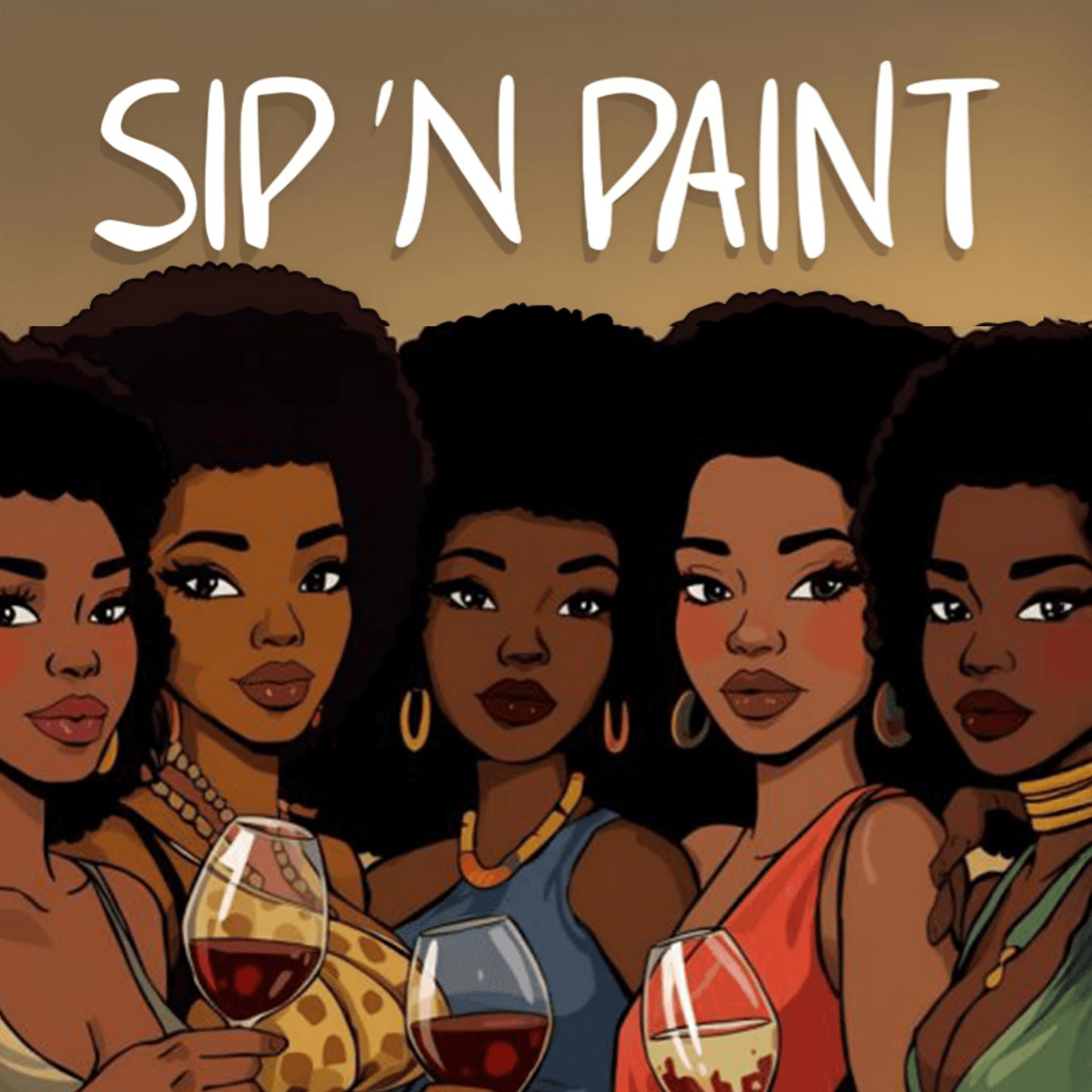 FRIENDS-GIVING Sip N Paint