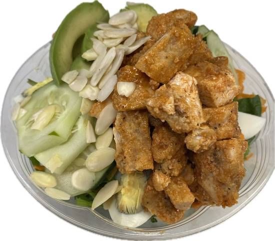 Buffalo Cutlet Salad.