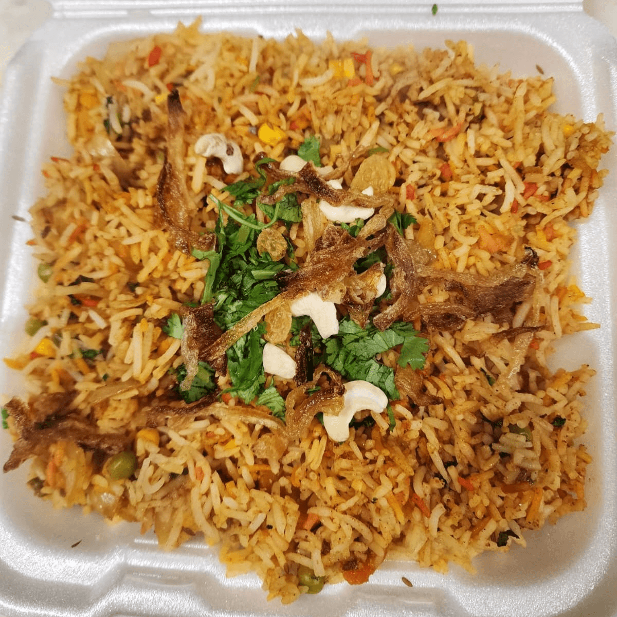 Vegetable Biryani.