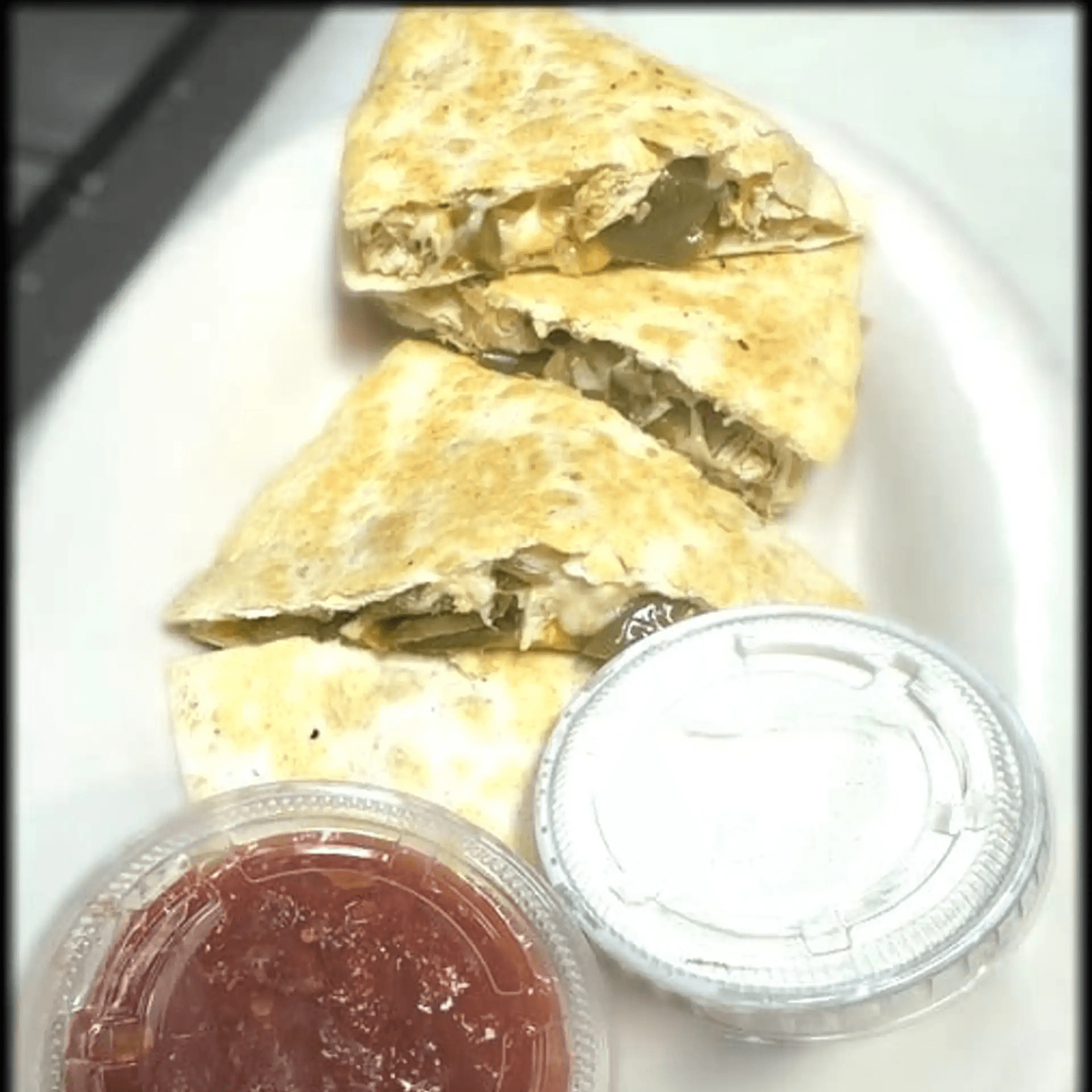 Chicken Quesadilla.