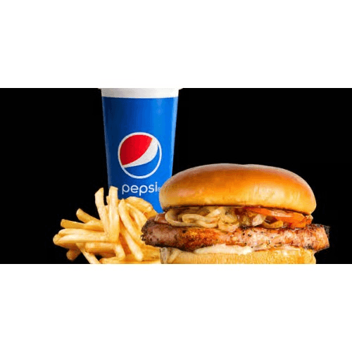 Mushroom Burger Combo.