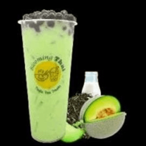 Honeydew Milk Tea.