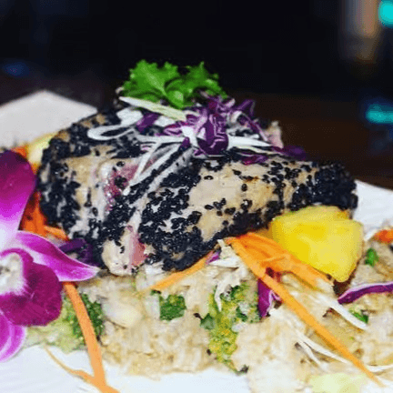 Seared Rare Ahi Tuna.