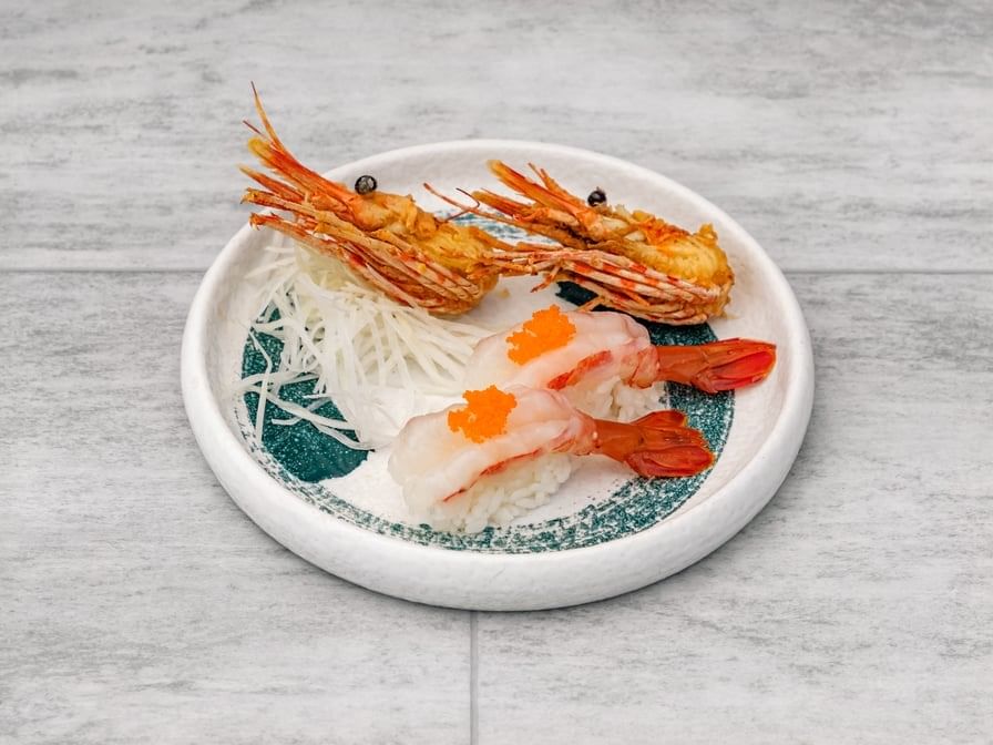 Sweet Shrimp Sushi.