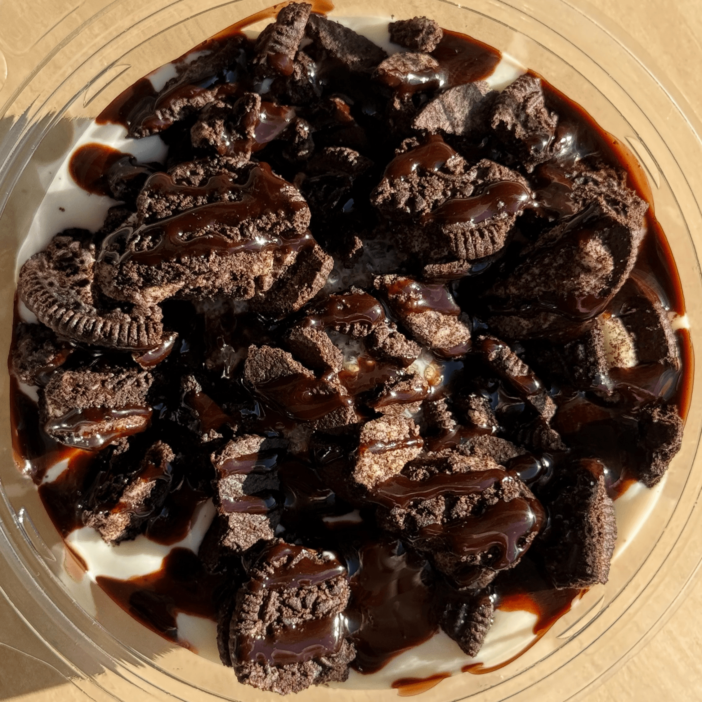 Oreo Crumble Yogurt.