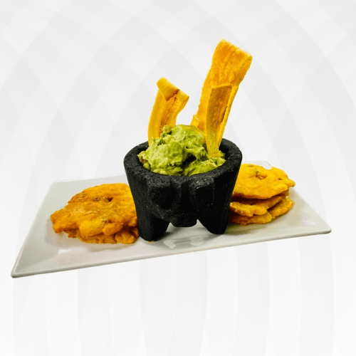 Guacamole  con Tostones