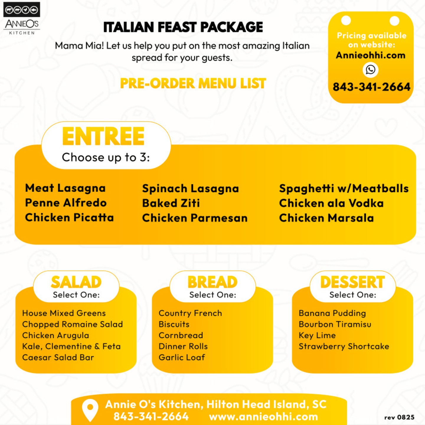Italian Feast Package