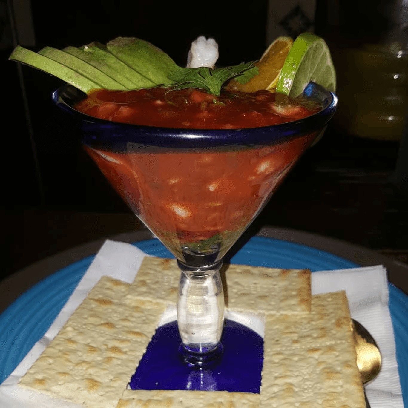 Cocktail de camarones.