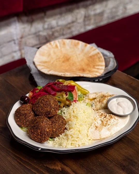 Falafel Platter.