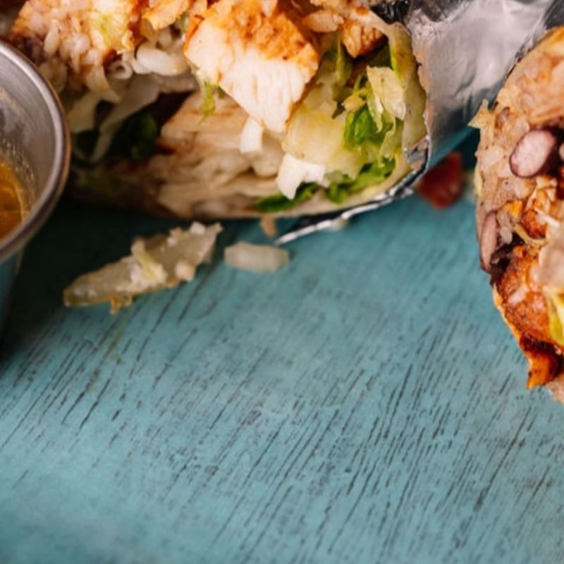 Chorizo Breakfast Burritochamacos.