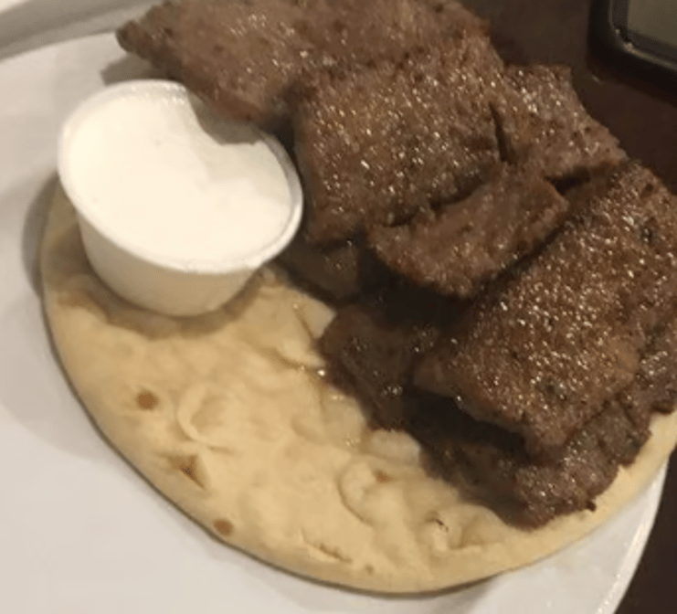 Lamb Gyro Platter.