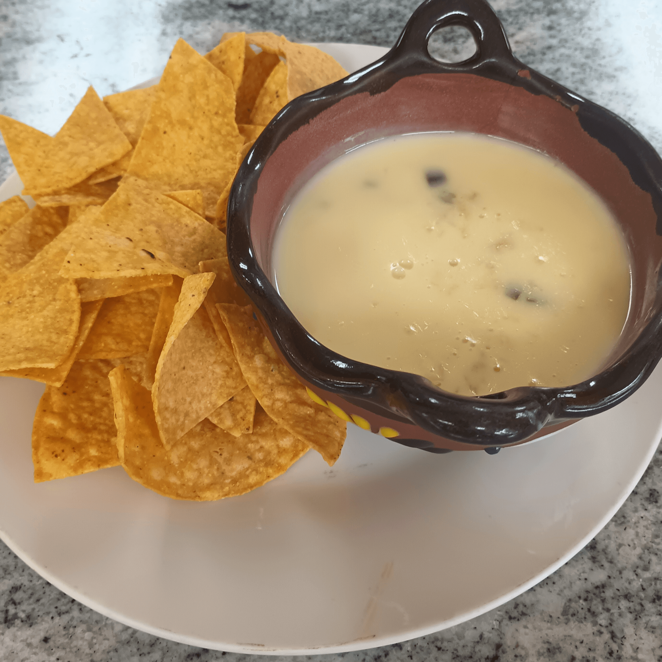 Queso Fundido with Chips.