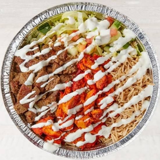 #26 Chicken+Lamb Over Rice.