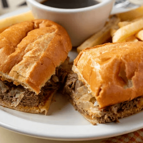French Dip Sandwich.