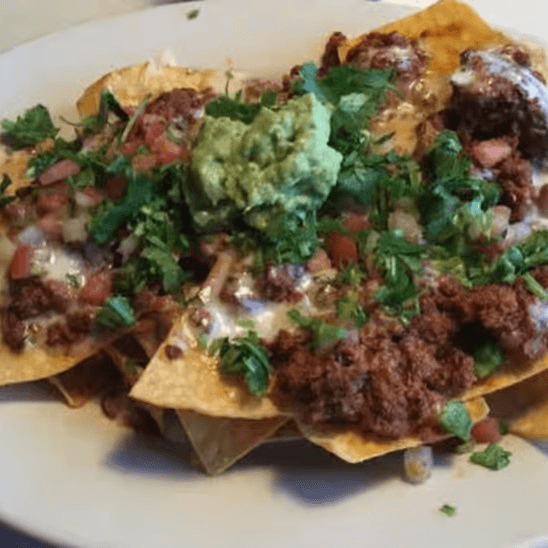 Ground Beef Nachos.