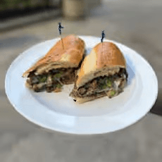 Philly Cheese Steak Sandwich.