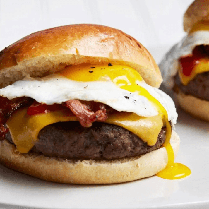 Bacon Egg and Cheese Burger.